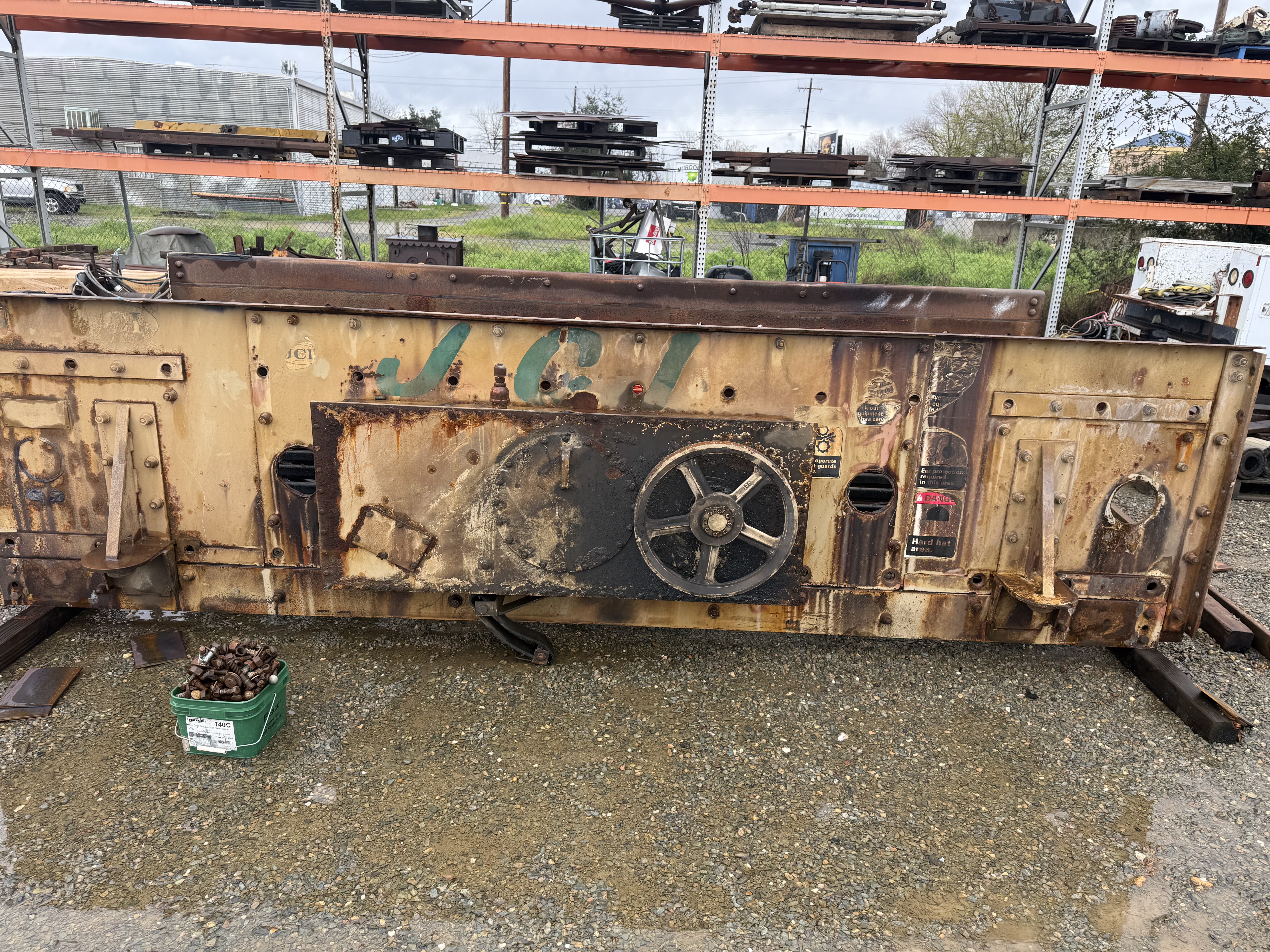 Side-by-side comparison of equipment condition before Apache rebuild